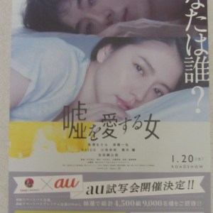 愛上謊言的女人　日本電影海報